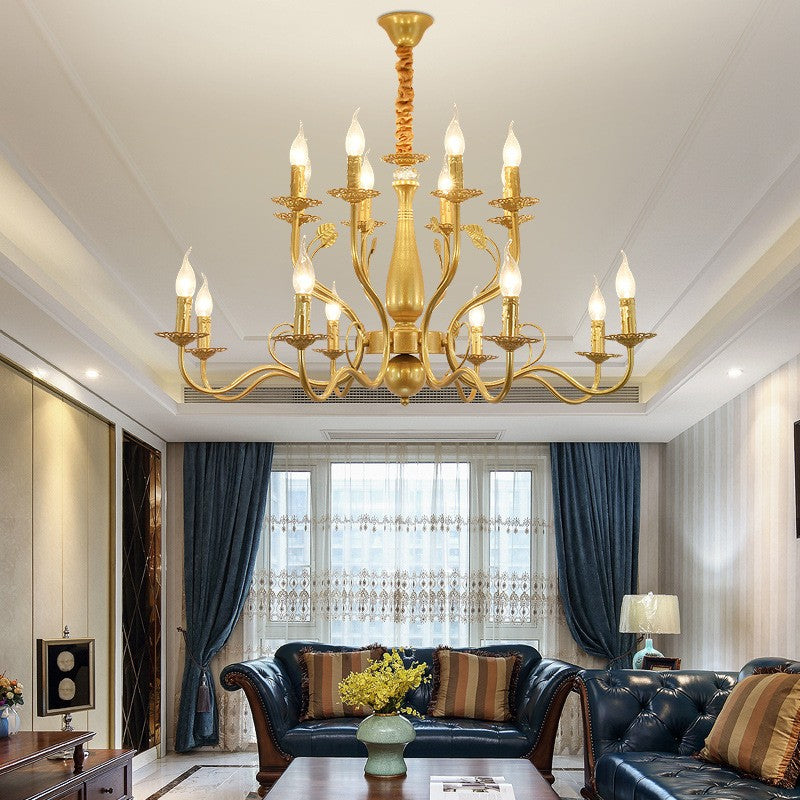 American Crystal Candle Chandelier