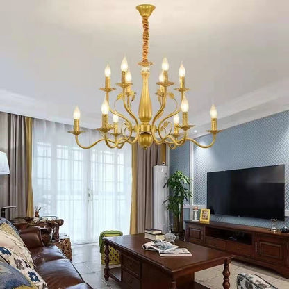 American Crystal Candle Chandelier