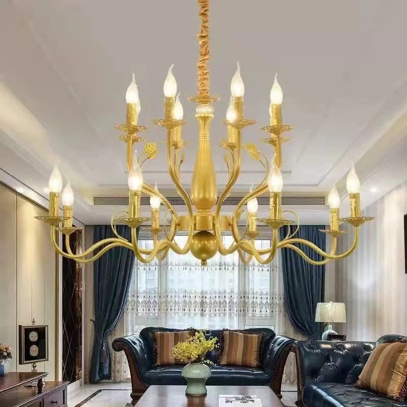 American Crystal Candle Chandelier